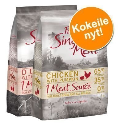 Purizon Single Meat -kokeilupakkaus 2 x 1 kg - Chicken & Pumpkin & Duck & Apple