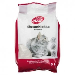 Real Cat Kissanhiekka 5l Paakkuuntuva