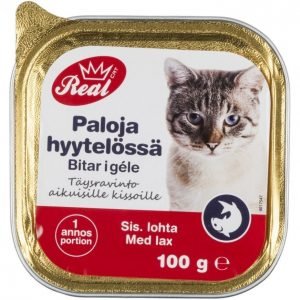 Real Cat Kissanruoka 100 G Lohi