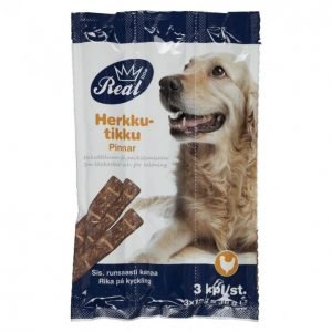 Real Dog Herkkutikku 3 Kpl 36 G Kana