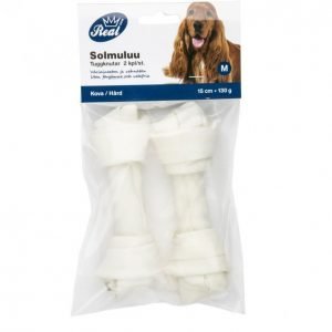 Real Dog Solmuluu 15 Cm 2 Kpl Vaalea 130 G