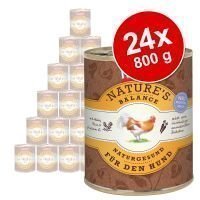 Rinti Nature´s Balance -säästöpakkaus 24 x 800 g - lammas