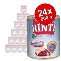 Rinti Sensible Pure -säästöpakkaus 24 x 800 g - ankka