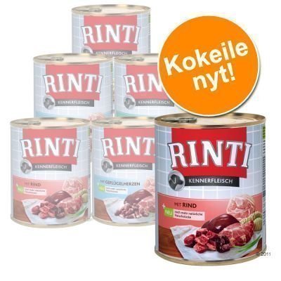 Rinti-kokeilupakkaus 6 x 800 g