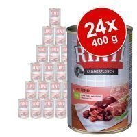 Rinti-säästöpakkaus 24 x 400 g - mix: kana + vasikka