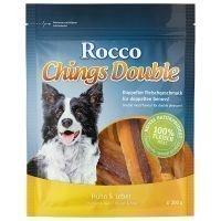 Rocco Chings Double - säästöpakkaus: kana & lammas (2 x 200 g)