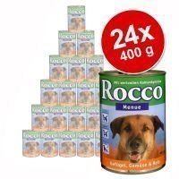 Rocco Menue -säästöpakkaus 24 x 400 g - naudanliha