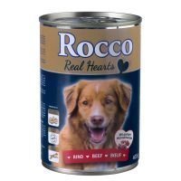 Rocco Real Hearts 6 x 400 g - kana & kanansydämet