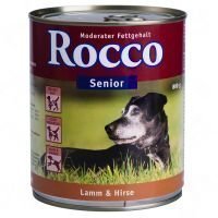 Rocco Senior 6 x 800 g - lampaanliha & hirssi