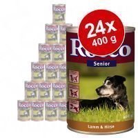 Rocco Senior -säästöpakkaus 24 x 400 g - lampaanliha & hirssi