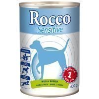 Rocco Sensitive 6 x 400 g - riista & pasta
