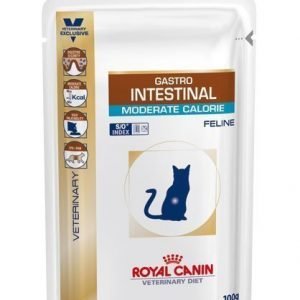 Royal Canin Veterinary Diets Cat Intestinal Moderate Calorie Pouch 12x100 G