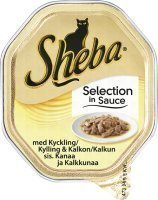 Sheba Cat Selection Kyckling&Kalkon 36x85g