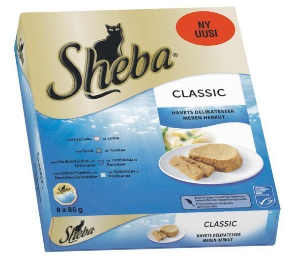 Sheba Classic Meren Herkut 8 X 85 G Pakkaus