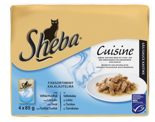 Sheba Cuisine Oceans Menu 4 X 85 G Kissan Annospakkaukset
