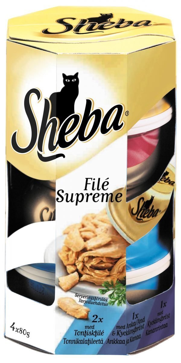 Sheba File Supreme 4 X 80 G Kissan Annospakkaukset