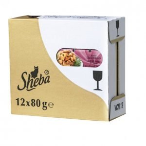 Sheba Kissanruoka 80 G 12 Pack Luxuries Merellinen