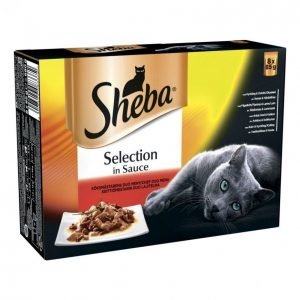 Sheba Selection 8x85g Keittiömestarin Lajitelma Annospussissa