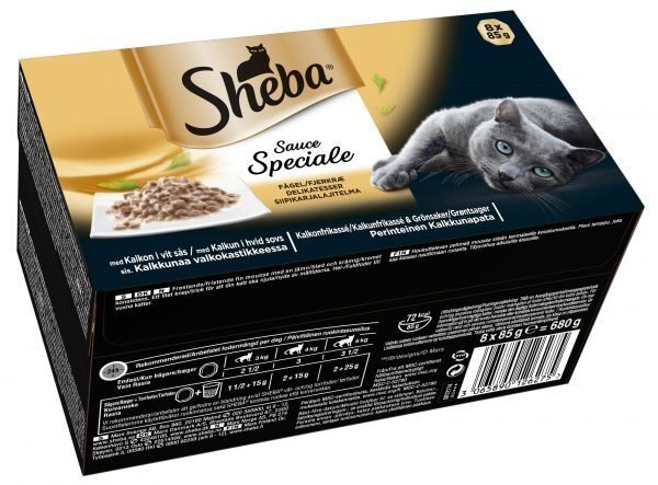 Sheba Speciale Siipikarjalajitelma 8 X 85 G Kissan Annospakkaukset