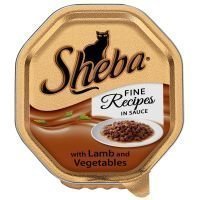 Sheba Tray Fine Recipes in Sauce 18 x 85 g - Lamb & Vegetables