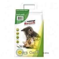 Super Benek Corn Cat Fresh Grass - säästöpakkaus: 3 x 7 l (noin 15 kg)
