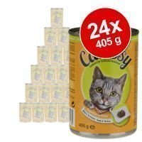 Säästöpakkaus: Catessy hyytelöllä 24 x 405 g - lohi & taimen