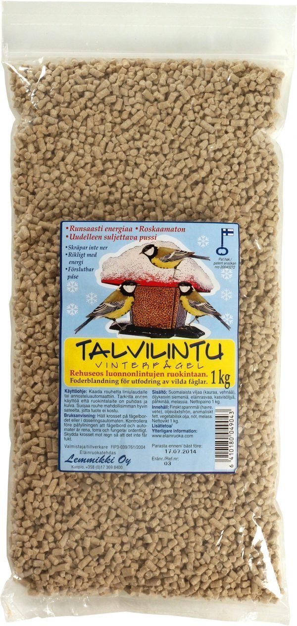 Talvilintu 1 Kg Rasvasiemenrouhe