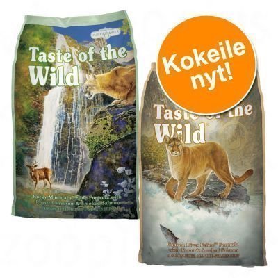 Taste of the Wild -kokeilupakkaus 2 x 2 kg - Rocky Mountain ja Canyon River