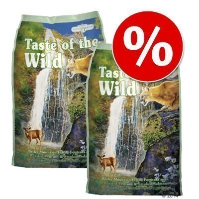 Taste of the Wild -säästöpakkaus - 2 x 7 kg Canyon River Feline