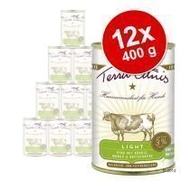 Terra Canis Light -säästöpakkaus 12 x 400 g - kalkkuna