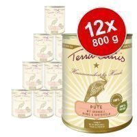 Terra Canis -säästöpakkaus 12 x 800 g - kalkkuna