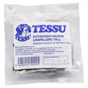 Tessu Koiran Herkku Naudan Lihapallero 150g