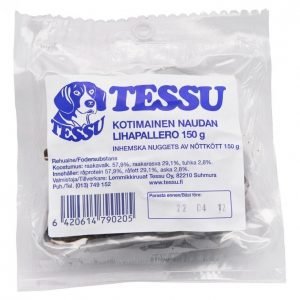 Tessu Koiran Herkku Naudan Lihapallero 150g