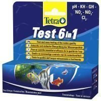 TetraTest 6 in 1 -testiliuskat - 2 x 25 testiliuskaa (2-pakkaus)