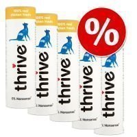 Thrive Cat Snacks -säästöpakkaus - Chicken (5 x 25 g)