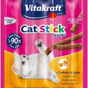 Vitakraft Cat Stick Mini Kalkkuna / Lammas 3 Kpl / Pakkaus