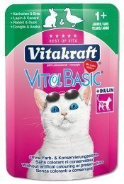 Vitakraft Cat Vita Basic Anka & Kanin 100g