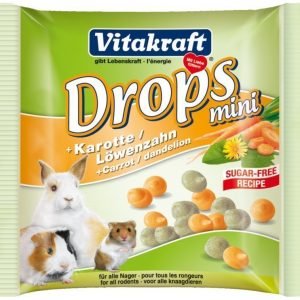 Vitakraft Happy Drops Mini Porkkana 40 G