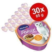 Vitakraft Poesie 30 x 85 g - leivitetty punakampelamureke