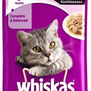 Whiskas 1+ Lohta Kastikkeessa 100 G Kissan Annospakkaus