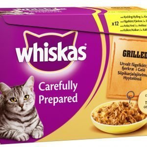 Whiskas Grillattua Siipikarjaa 12 X 85 G Kissan Annospakkaus