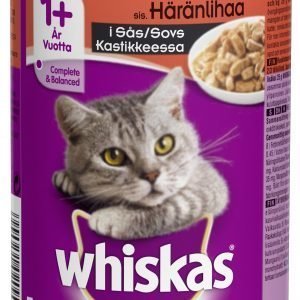 Whiskas Häränlihaa Kastikkeessa 400 G Kissan Täysravinto