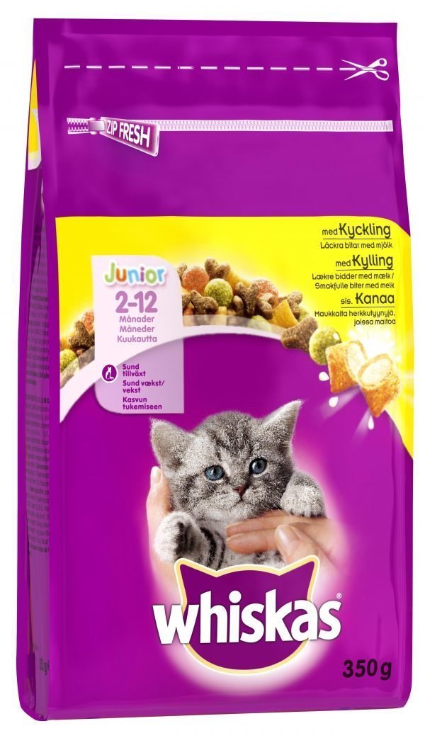 Whiskas Junior Kanaa 350 G Kissan Ruoka