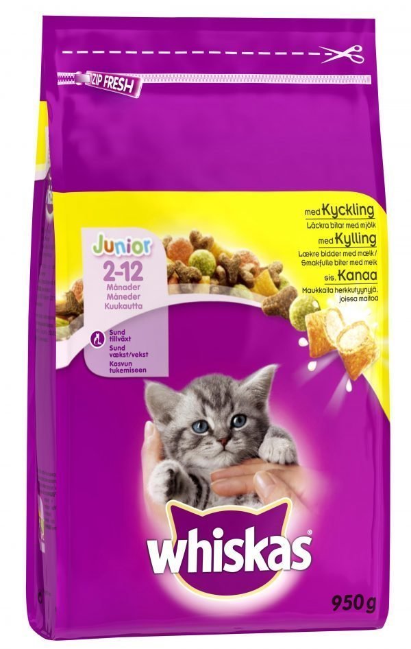 Whiskas Junior Kanaa 950 G Kissan Ruoka