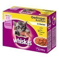 Whiskas Junior Pouches 12 x 100 g - lihalajitelma