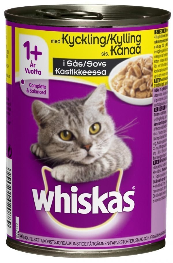 Whiskas Kanaa Kastikkeessa 400 G Kissan Täysravinto