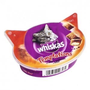 Whiskas Kissan Makupala 60g Temptations Lohi