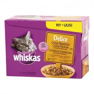 Whiskas Kissanruoka 12x85 G Grillattua Siipikarjaa