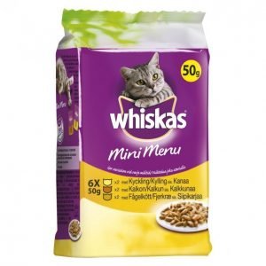 Whiskas Kissanruoka 6 X 50 G Mini Menu Siipikarja