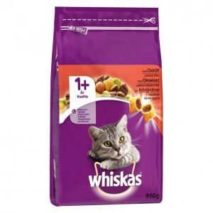 Whiskas Kissanruoka 950g 1+ Häränliha